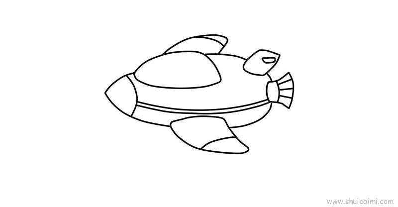 现在与未来儿童画怎么画 现在与未来简笔画简单