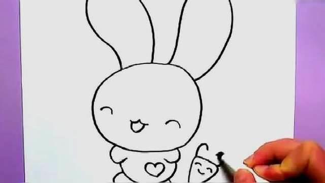 小白兔的简笔画 小白兔的简笔画图片
