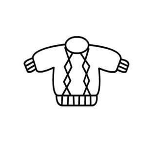 毛衣简笔画 毛衣简笔画彩色