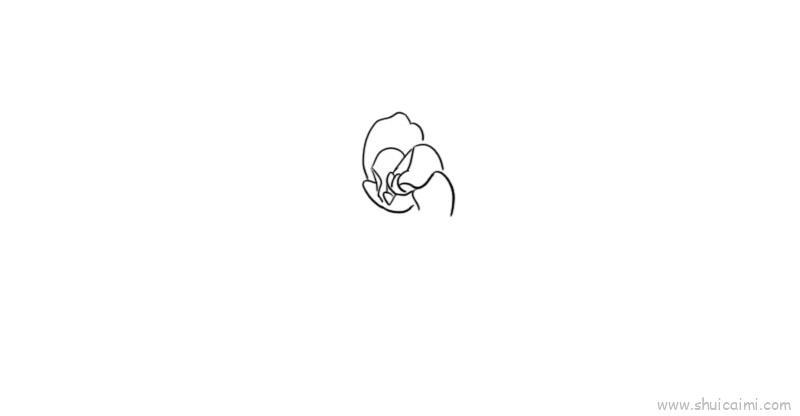 栀子花儿童画怎么画 栀子花简笔画顺序