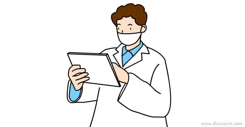 男医生儿童画怎么画 男医生简笔画简单