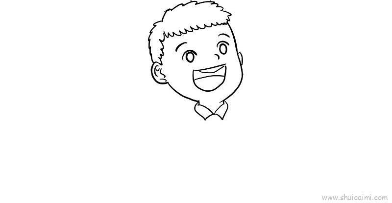 坐轮椅儿童画怎么画 坐轮椅简笔画顺序