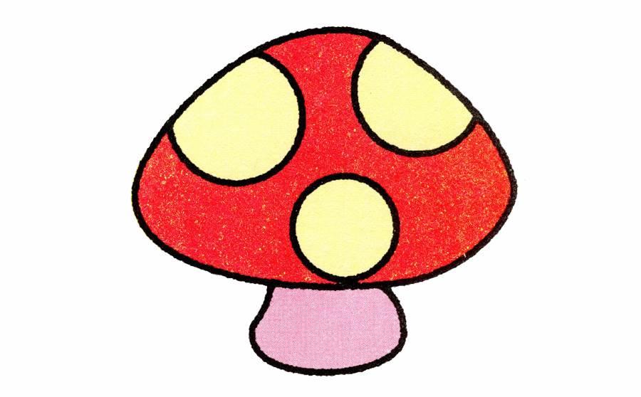 蘑菇简笔画图片大全可爱 蘑菇简笔画图片大全可爱卡通