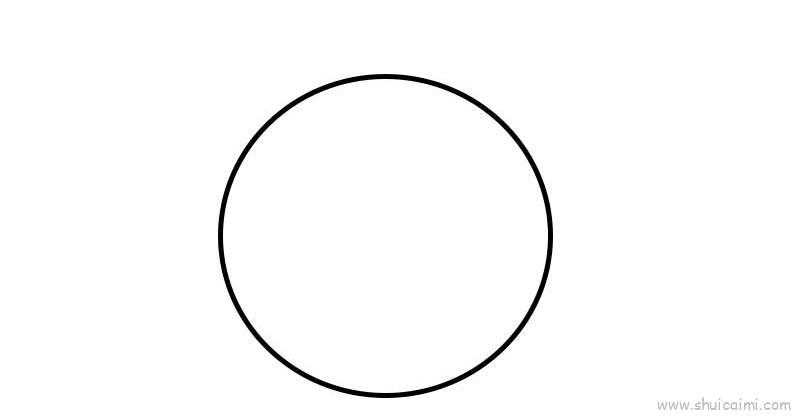 圆形老鼠儿童画怎么画 圆形老鼠简笔画步骤