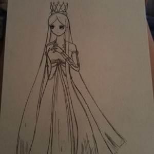 冰公主简笔画 冰公主简笔画图片