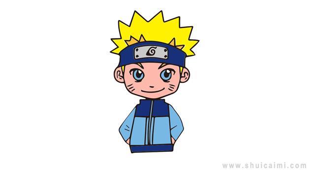 火影忍者简笔画怎么画 火影忍者简笔画步骤