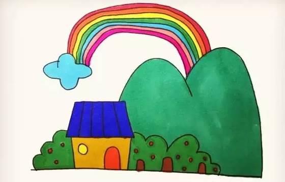 简笔画图片大全带颜色 简笔画图片大全带颜色风景彩色