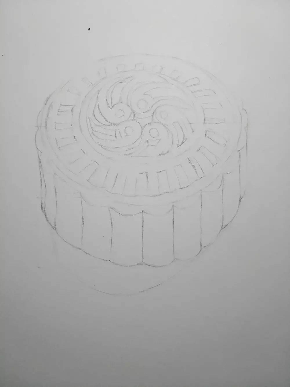 月饼简笔画图片大全 月饼简笔画图片大全可爱