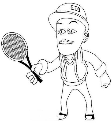 光头强简笔画 光头强简笔画彩色