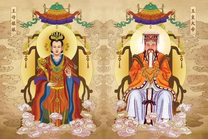 玉皇大帝王母娘娘简笔画 玉皇大帝王母娘娘简笔画怎么画