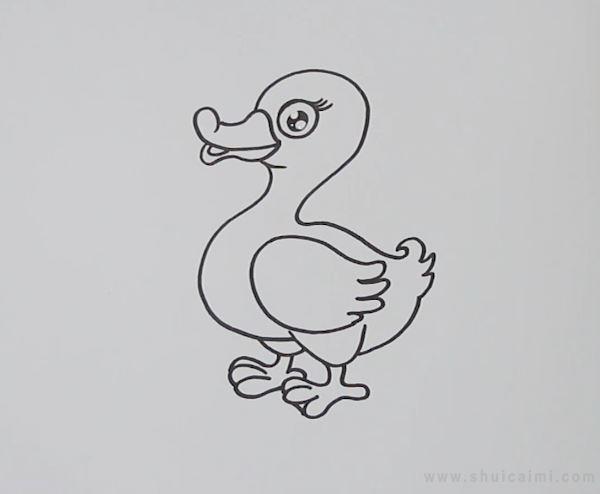 小鸭子简笔画怎么画 小鸭子简笔画步骤