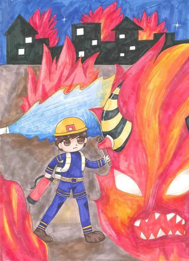 消防员简笔画图片大全 幼儿园消防员简笔画图片大全