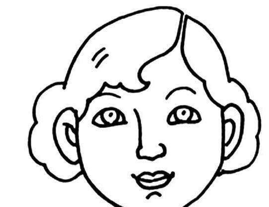 五官简笔画 五官简笔画图片大全
