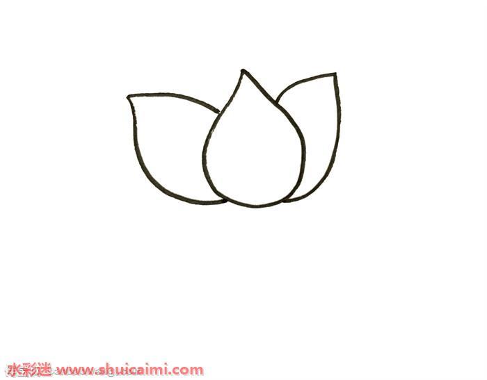 元宵节荷花灯怎么画 元宵节荷花灯简笔画步骤图