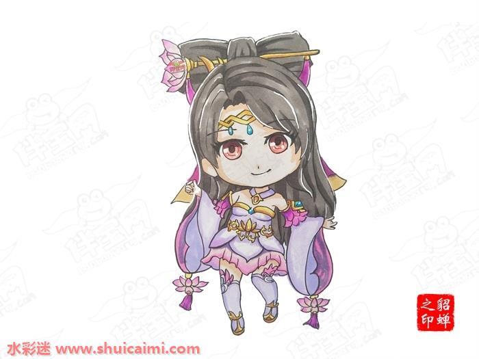 王者荣耀q版人物怎么画 王者荣耀q版人物简笔画步骤