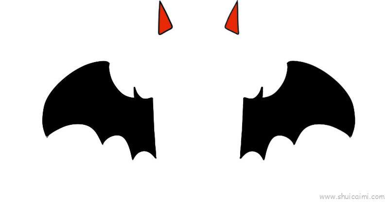 恶魔翅膀儿童画怎么画 恶魔翅膀简笔画简单又好看