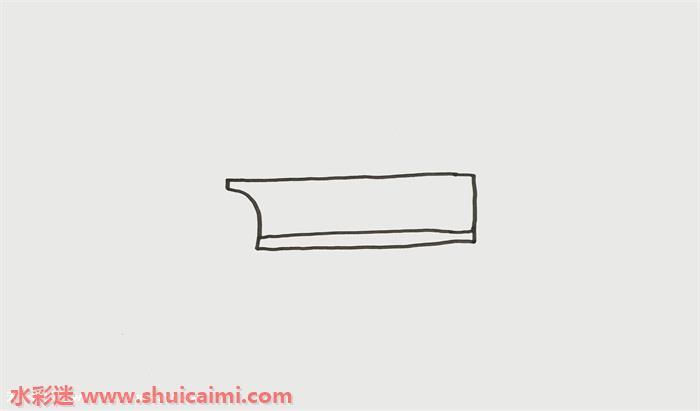 军舰怎么画 军舰简笔画漂亮卡通