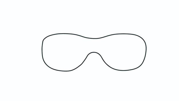 太阳镜简笔画怎么画 太阳镜简笔画简单