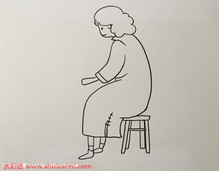 我的好妈妈怎么画 我的好妈妈简笔画步骤