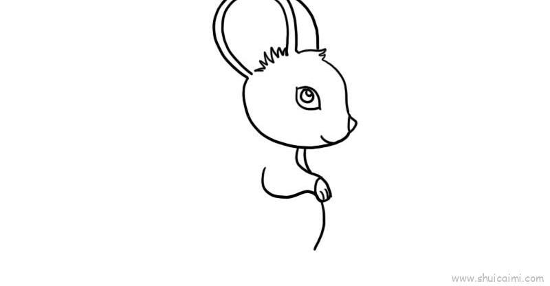 老鼠姑娘儿童画怎么画 老鼠姑娘简笔画顺序