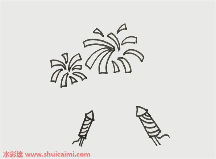 烟花怎么画 烟花简笔画简单又漂亮彩色
