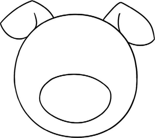 肥嘟嘟的小猪的简笔画怎么画 肥嘟嘟的小猪简笔画步骤