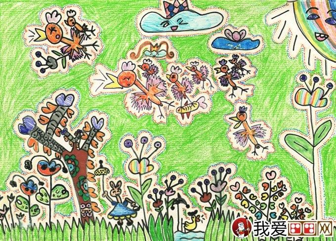 动物快乐的节日–金鹰杯儿童画大赛参赛作品简笔画怎么画 动物快乐的节日–金鹰杯儿童画大赛参赛作品简笔画图片大全