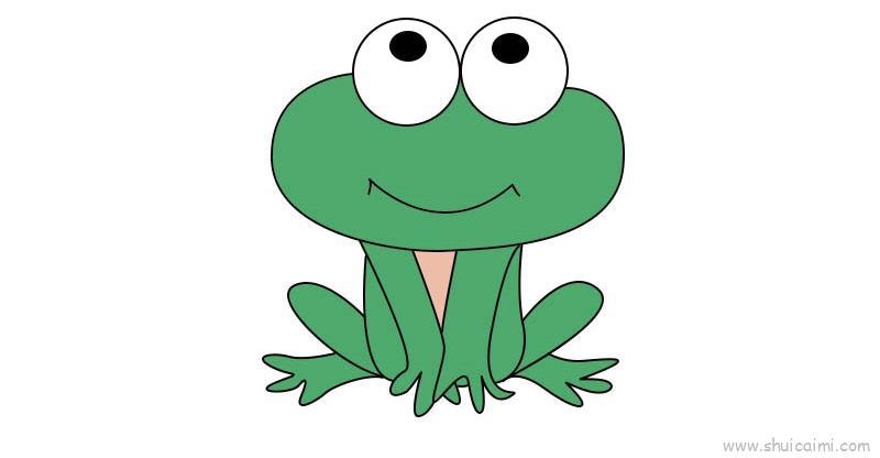 青蛙儿童画怎么画 青蛙简笔画画法