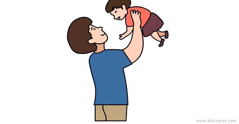 父亲节儿童画怎么画 父亲节简笔画图片大全