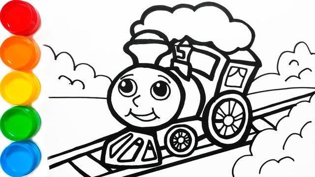 火车的简笔画图片大全 火车的简笔画图片大全简单漂亮