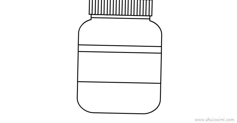 药瓶儿童画怎么画 药瓶简笔画简单又好看