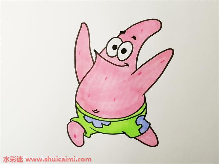 派大星怎么画 派大星简笔画画法