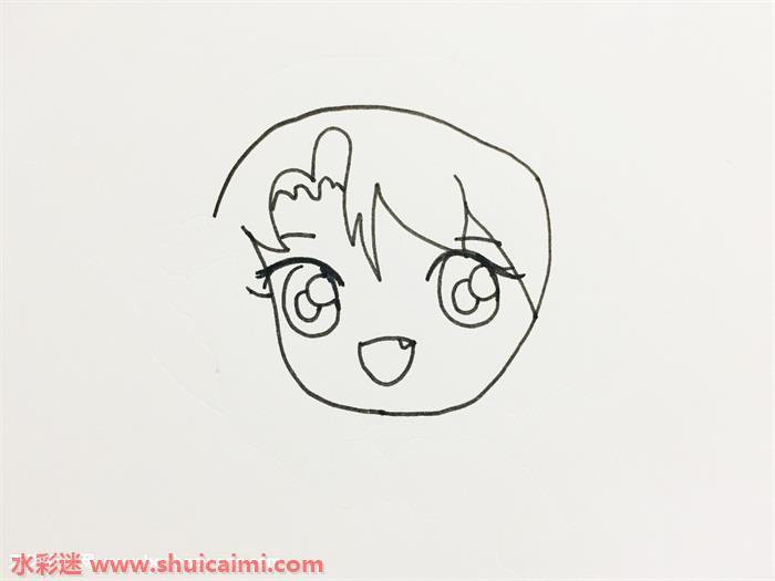 q版王俊凯怎么画 q版王俊凯简笔画步骤图