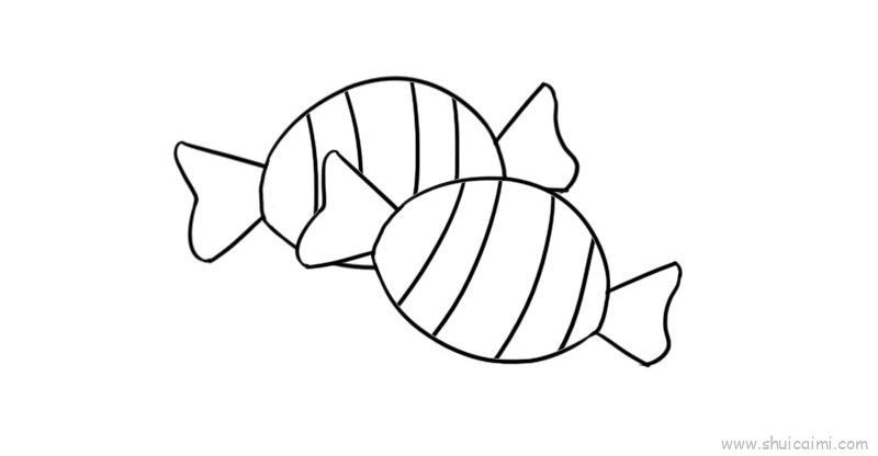 糖果儿童画怎么画 糖果简笔画图片大全