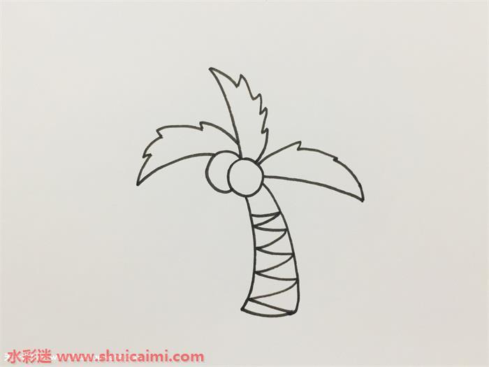 沙滩怎么画 沙滩简笔画画法