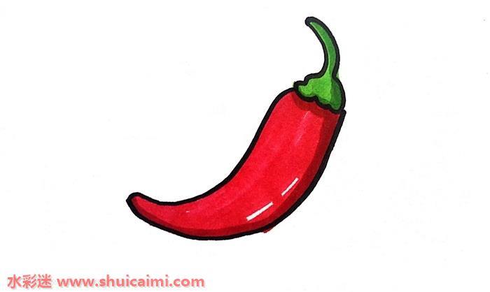 辣椒怎么画 辣椒简笔画画法