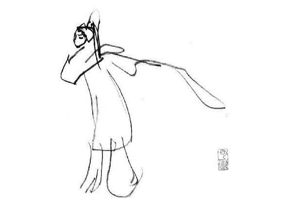 戏曲人物简笔画 戏曲人物简笔画花旦