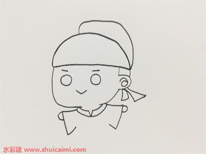 杜甫怎么画 杜甫简笔画彩色