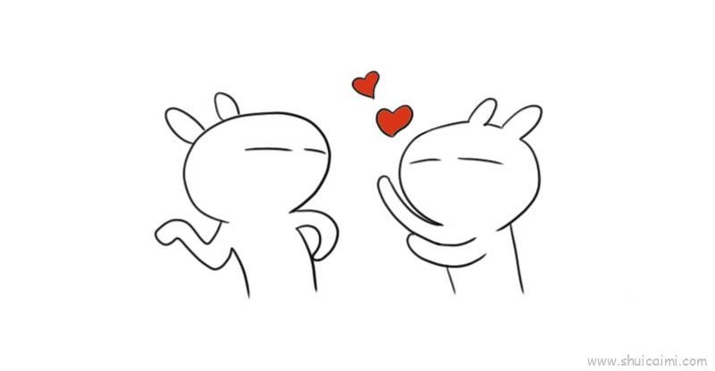 兔斯基儿童画怎么画 兔斯基简笔画步骤