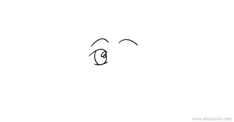 眼睛儿童画怎么画 眼睛简笔画简单