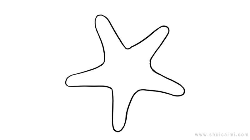 海星简笔画怎么画 海星简笔画好看