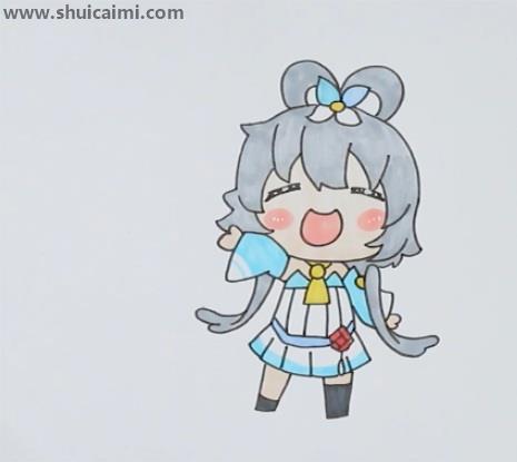 洛天依简笔画怎么画 洛天依简笔画图片