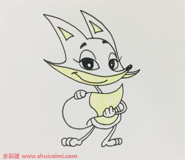 狐狸怎么画 狐狸简笔画画法