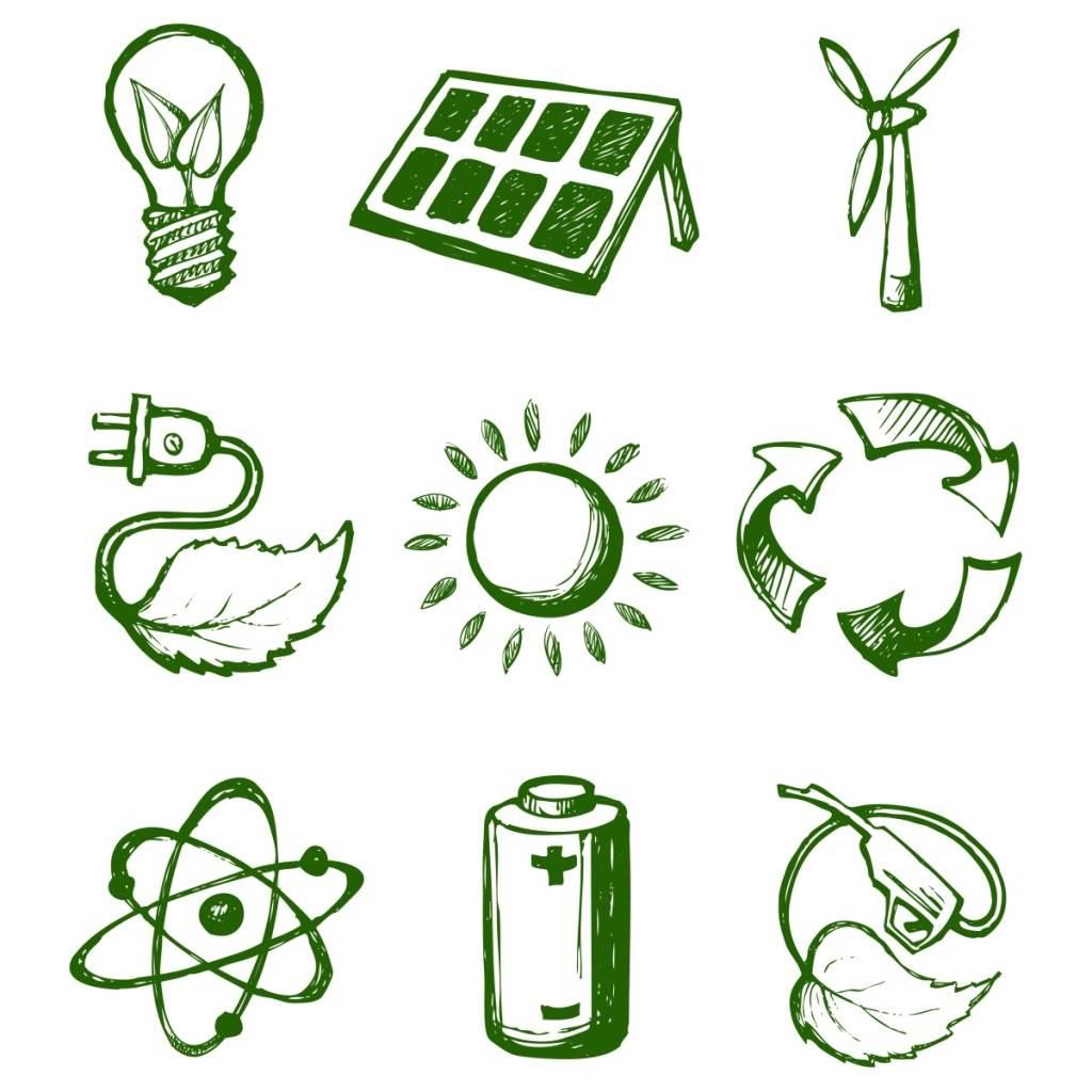 环保简笔画图片大全 环保简笔画图片大全绿色