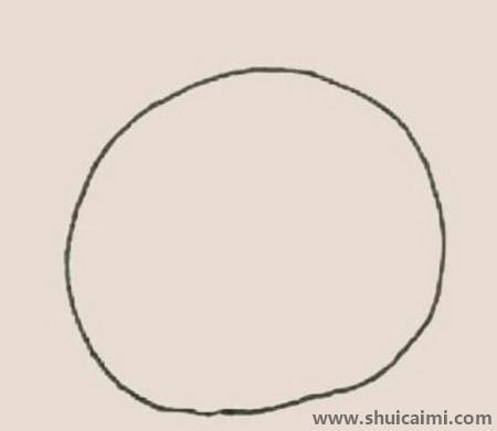 卡通排球简笔画绘画教程