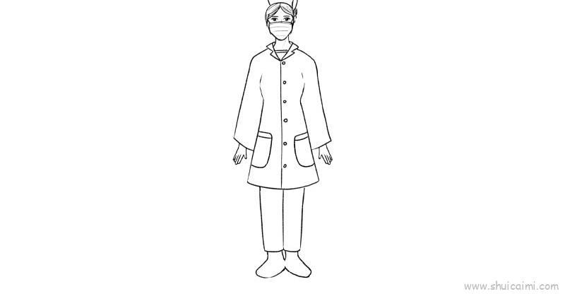 白衣天使儿童画怎么画 白衣天使简笔画简单绘画教程