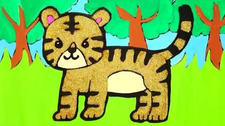 老虎图片简笔画 手绘老虎图片简笔画