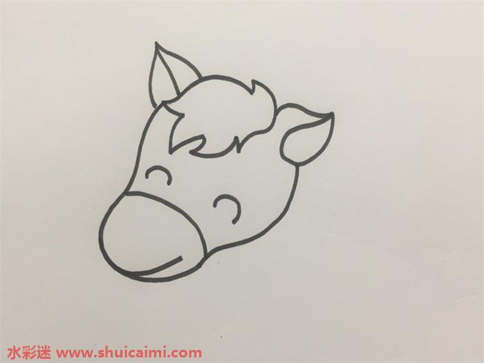 小马怎么画 小马简笔画画法
