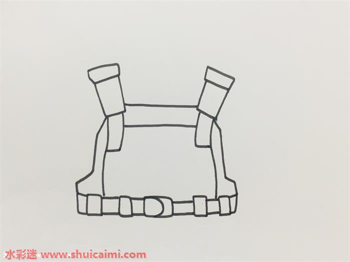 三级甲怎么画 三级甲简笔画简单彩色