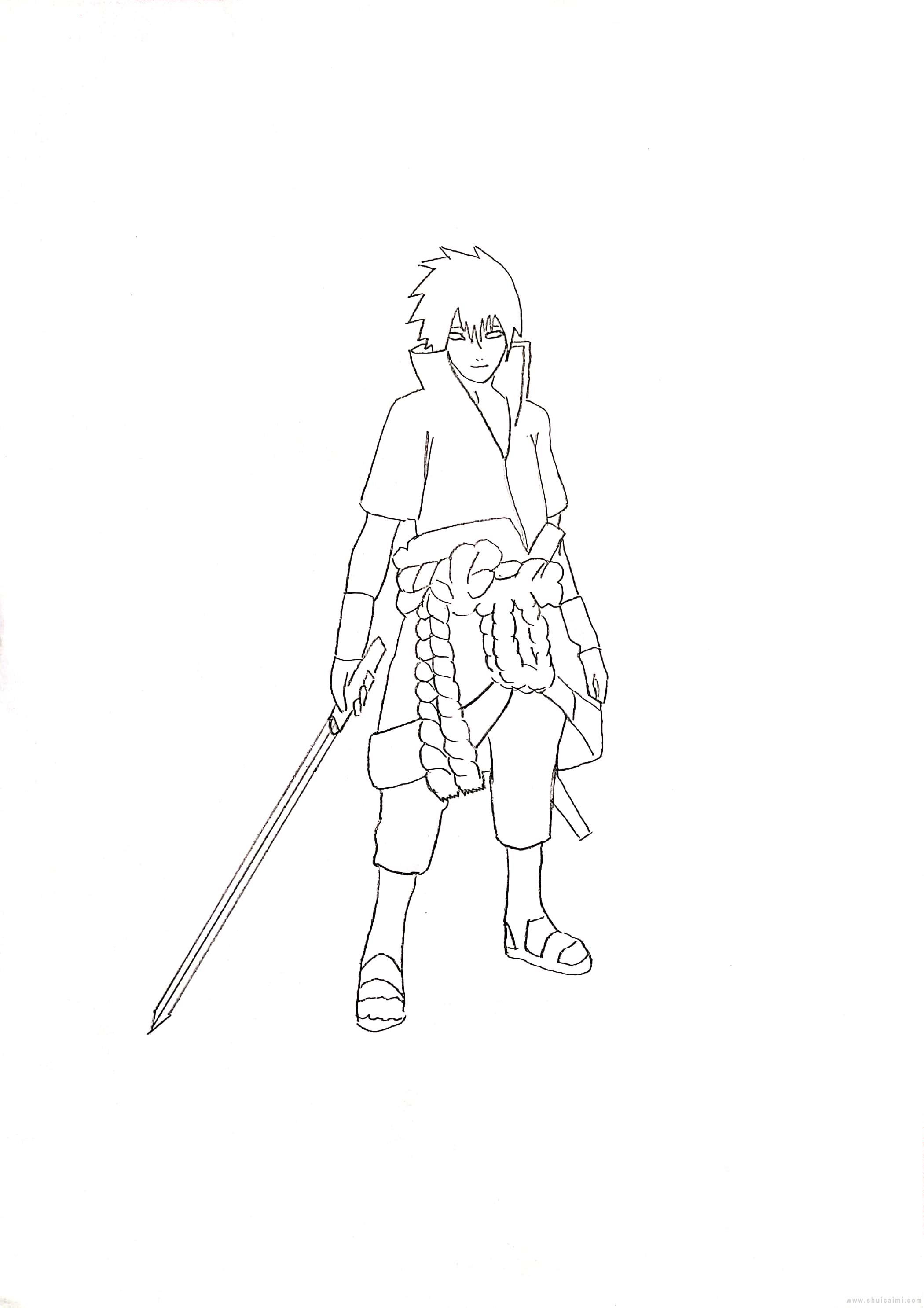 佐助简笔画怎么画 佐助简笔画好看